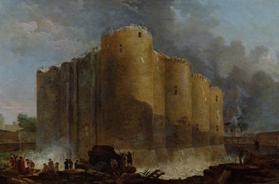 The Demolition of the Bastille, July 14, 1789 by Hubert Robert