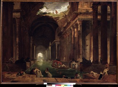 Thermae by Hubert Robert
