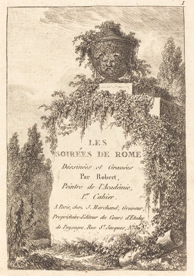 Title Page by Hubert Robert