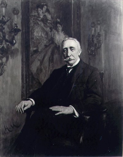 Portrait of Sir Carl Meyer (1851-1922) by Hubert von Herkomer