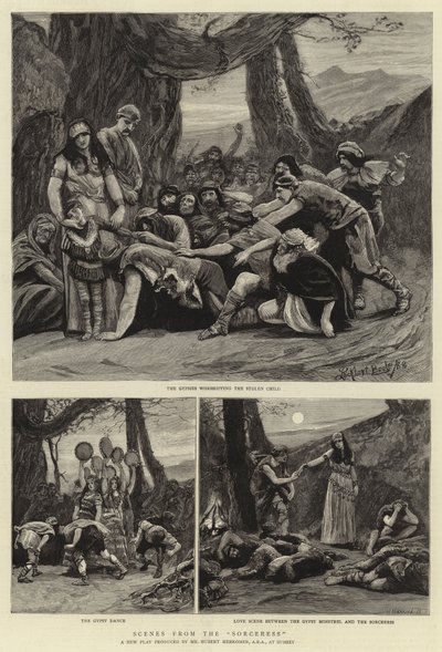 Scenes from the Sorceress by Hubert von Herkomer