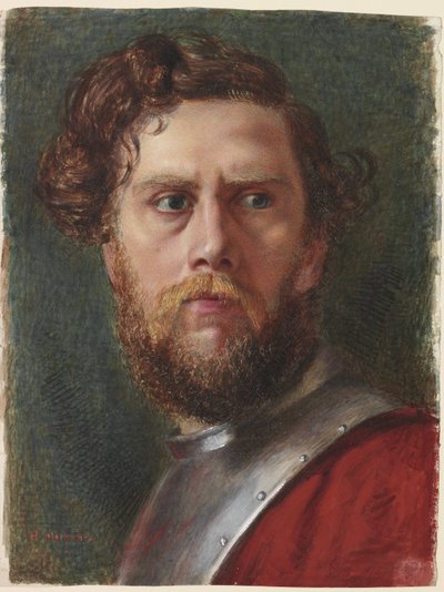 Study of a Head by Hubert von Herkomer