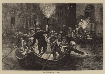 The Inundation at Rome by Hubert von Herkomer