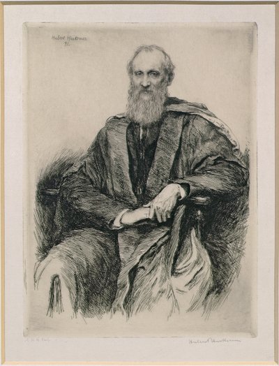 William Thomson, 1st Baron Kelvin, British Mathematician and Physicist, 1891 by Hubert von Herkomer