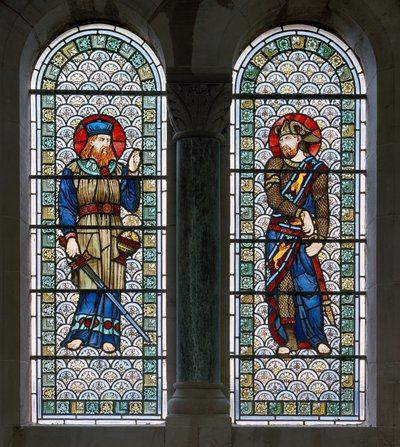Hoarwithy, St Catherine, Belham & Co, Hugh Arthur Kennedy, Joshua & Ezekiel, c.1885 by Hugh Arthur Kennedy