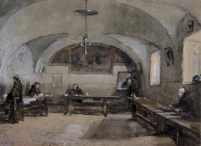 Interior of the Capuchin Convent at Albano by Hugh Carter