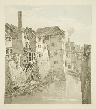 Castle Ditch and Wall from Queen