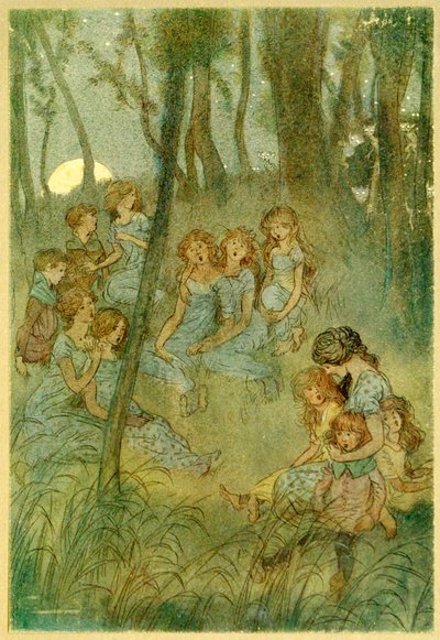 And nightly meadow fairies, look you sing, from The Merry Wives of Windsor by Hugh Thomson