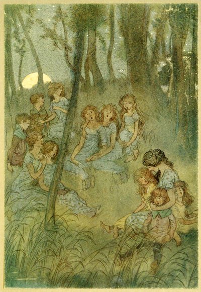 And Nightly Meadow Fairies, Look You Sing, from The Merry Wives of Windsor by Hugh Thomson