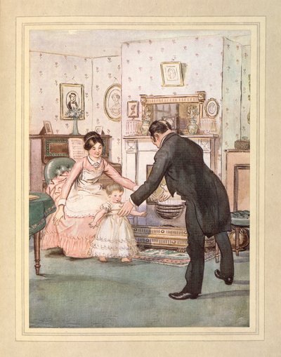 Child and butler, from 