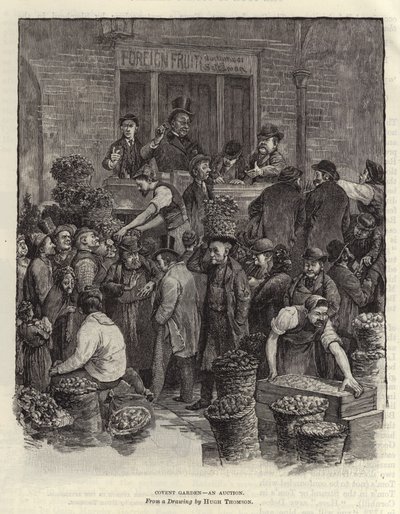Covent Garden - an auction by Hugh Thomson