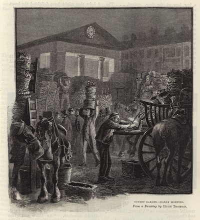 Covent Garden - Early Morning by Hugh Thomson