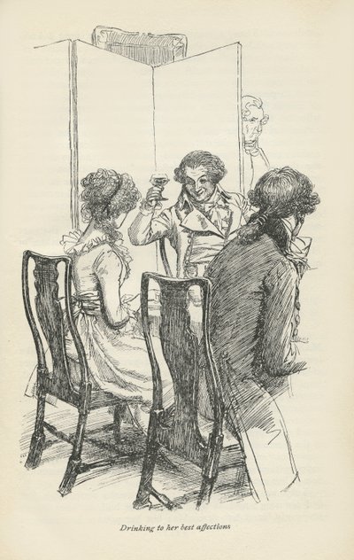 Drinking to Her Best Affections by Hugh Thomson