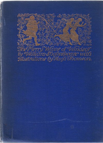 Front cover design, illustration from The Merry Wives of Windsor by Hugh Thomson