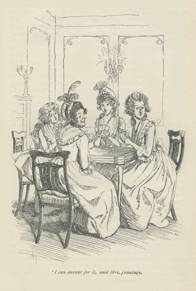 I Can Answer for It, Said Mrs Jennings by Hugh Thomson