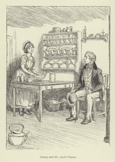 Illustration for Amos Barton by George Eliot by Hugh Thomson