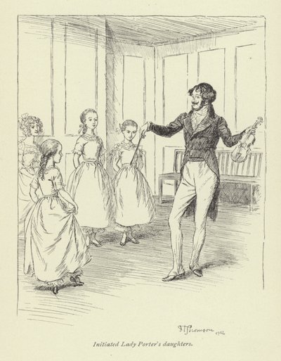 Illustration for Amos Barton by Hugh Thomson