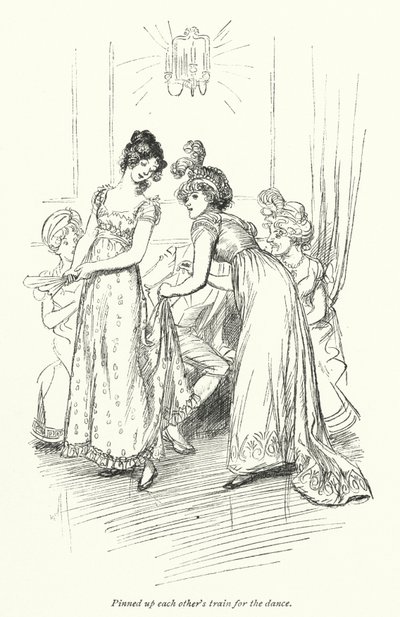 Illustration for Northanger Abbey by Jane Austen by Hugh Thomson