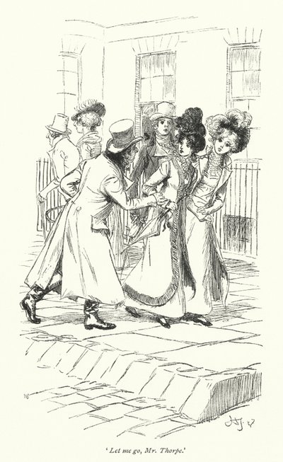 Illustration for Northanger Abbey by Jane Austen by Hugh Thomson