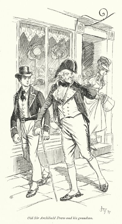 Illustration for Persuasion by Jane Austen by Hugh Thomson