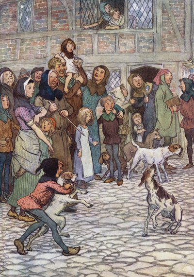 Illustration for The Merry Wives of Windsor by Hugh Thomson