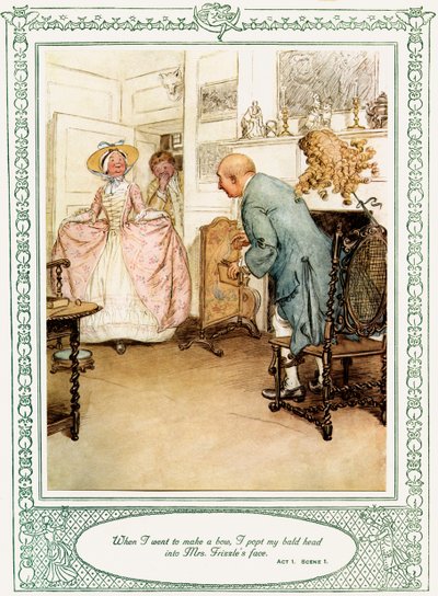 She Stoops to Conquer by Hugh Thomson