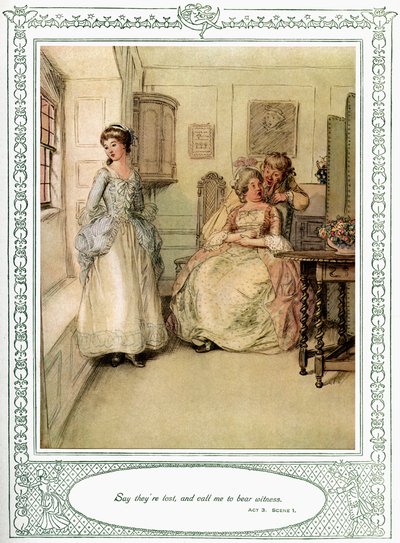 She Stoops to Conquer by Hugh Thomson