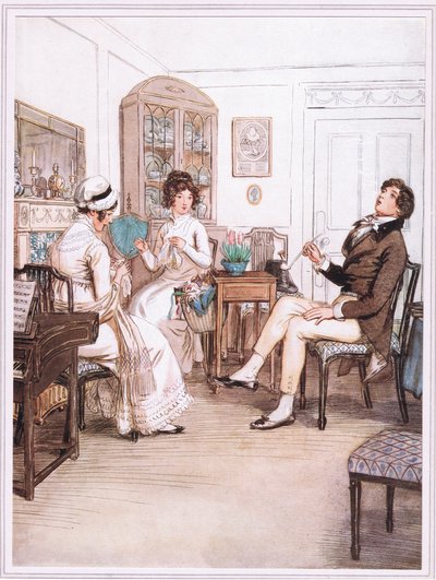 Phoebe: He is absolutely fearless, Susan, he has smoked his pipe in this room. by Hugh Thomson