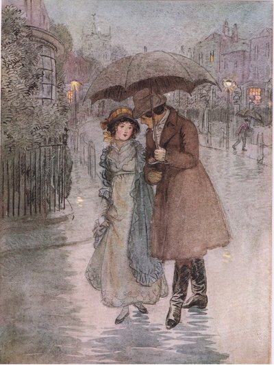 Phoebe: "It was raining, and my face was wet." by Hugh Thomson