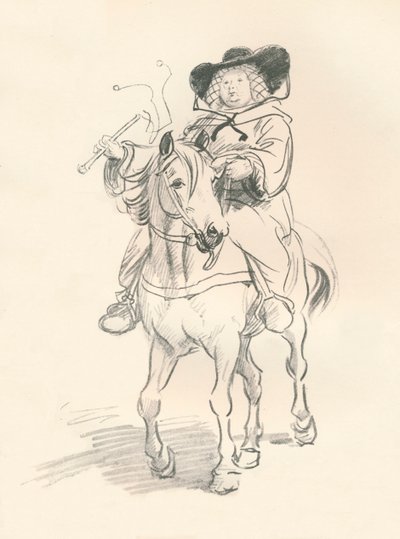 Preliminary Sketch for The Wife of Bath by Hugh Thomson