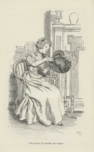 She Put in the Feather Last Night by Hugh Thomson