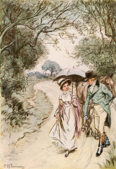 The Rarer Pleasure of Seeing Miss Nancy Lammeter by Hugh Thomson