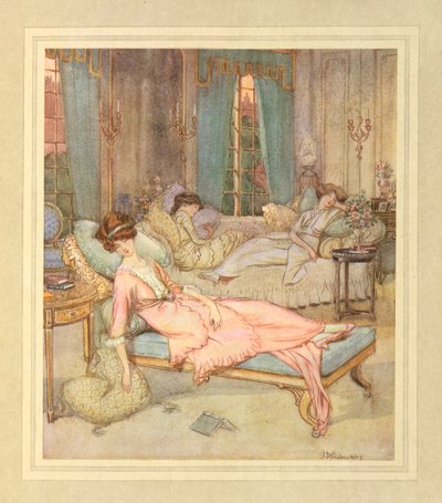 Three women sleeping, from 