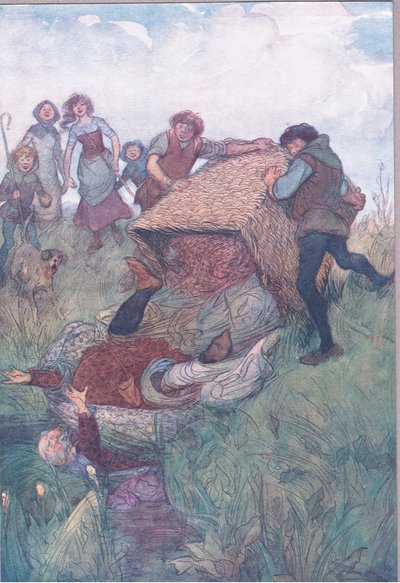 Thrown into the Thames, illustration from 