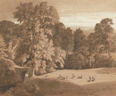 Parkland at Minto House by Hugh William Williams