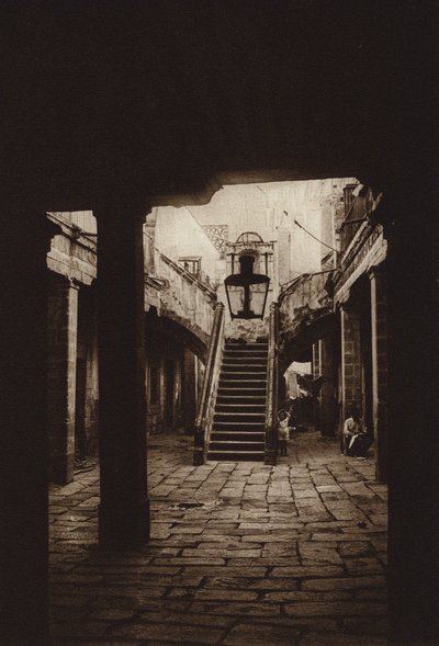 Mexico: Characteristic house in the old part of the capital by Hugo Brehme