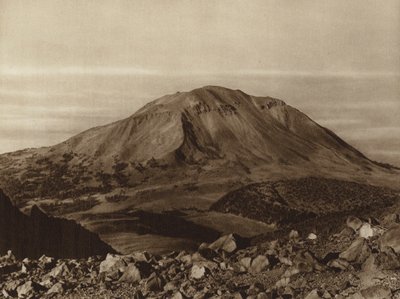 Mexico: The "Sierra Negra" seen from Pico de Orizaba, Puebla State by Hugo Brehme