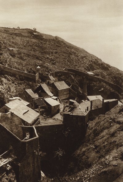Mexico: Pachuca, Old Spanish mine by Hugo Brehme