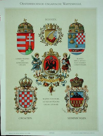 Coats of arms from the Austro-Hungarian Empire, from 