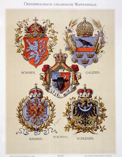 Coats of Arms from the Austro-Hungarian Empire, from 