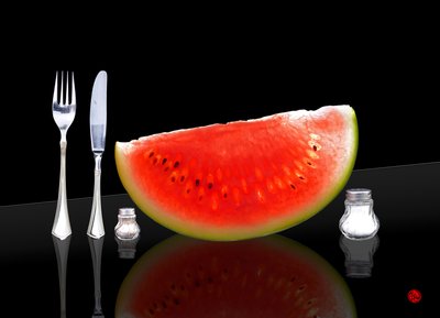 Set with Melon by Hugo Nefe