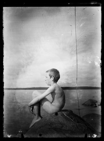 Guido Simberg as Model for the Painting 