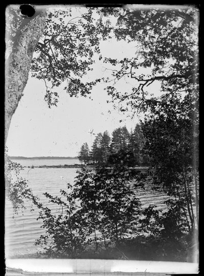 Strait of Niemenlautta Viewed from the Porch of the Yellow Villa by Hugo Simberg