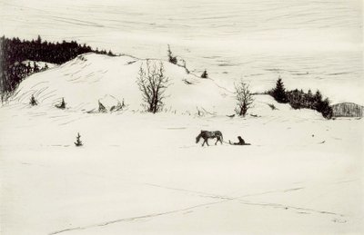Winter Road II by Hugo Simberg