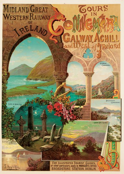 Tours in Connemara, Midland Great Western Railway of Ireland by Hugo d Alesi