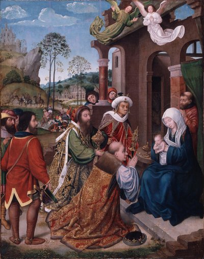Adoration of the Magi, c.1505 by Hugo van der (follower of) Goes