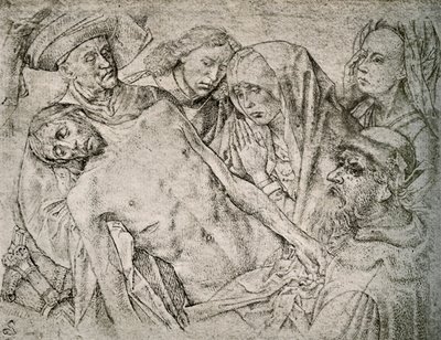 Drawing after the Deposition from the Cross by Hugo van der Goes