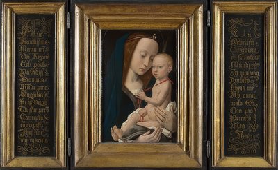 Madonna with Child. Around 1485 by Hugo van der Goes