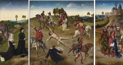 Martyrdom of Saint Hippolytus Triptych by Hugo van der Goes