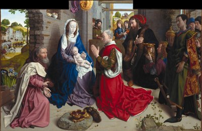 The Adoration of the Kings Monforte Altar, ca 1470 by Hugo van der Goes